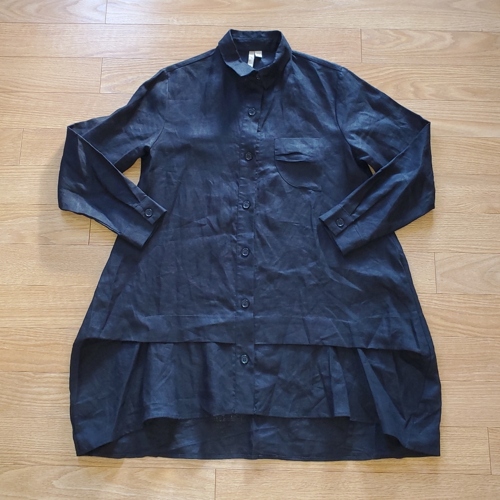 Comfy U.S.A. Catherine Button Down Tunic